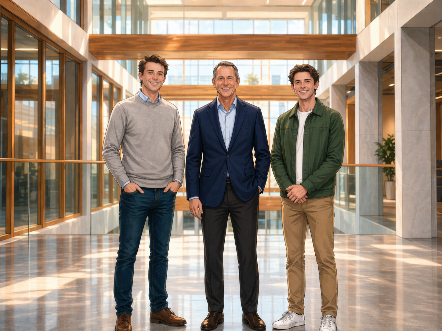 Leadership Team: Tristan Vanev, Zoran Vanev, Nik Vanev